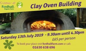 ** CANCELLED ** Clay Oven Workshop - Saturday 13 July 2019 @ Fordhall Organic Farm | England | United Kingdom