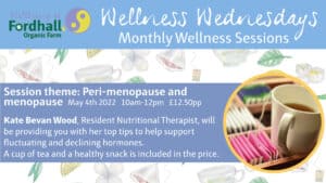 Wellness Wednesdays - Menopause and Perimenopause @ Fordhall Organic Farm | Tern Hill | England | United Kingdom