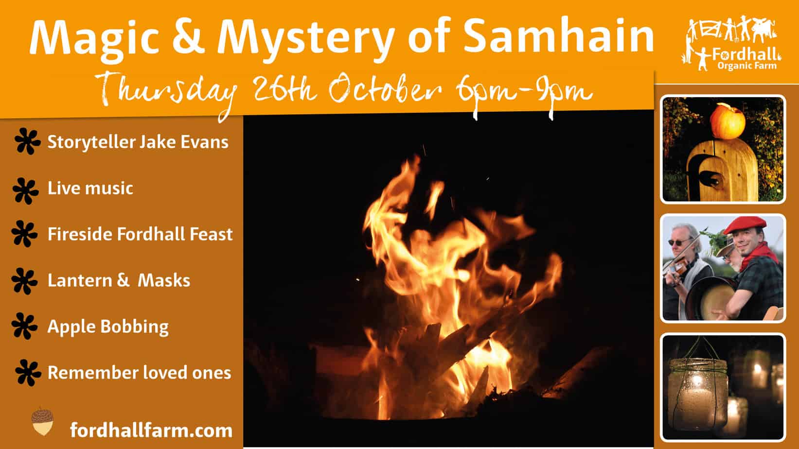 Samhain Seasonal Celebration @ Fordhall Organic Farm | Tern Hill | England | United Kingdom