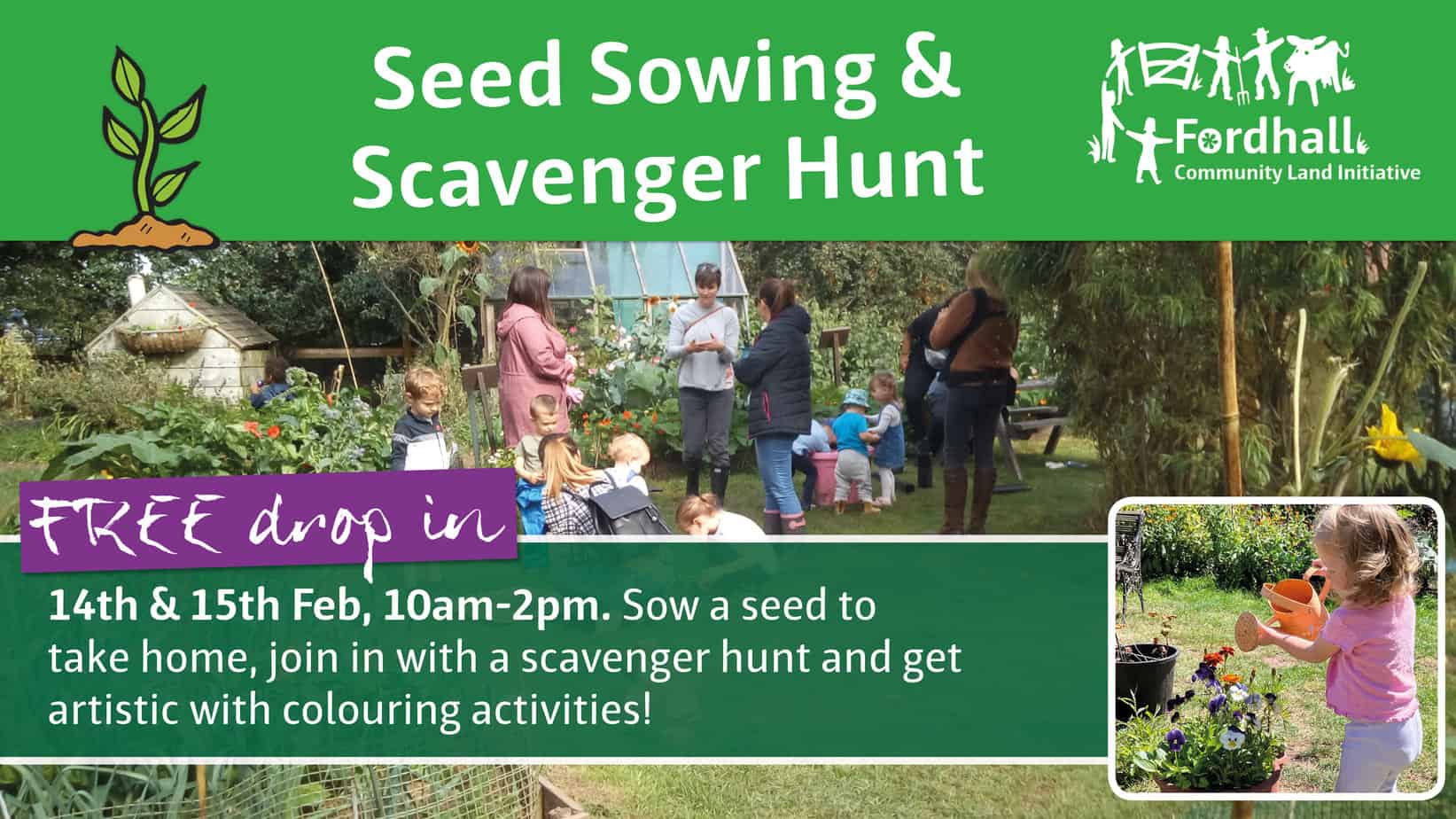 Seed Sowing FREE event! @ Fordhall Organic Farm | Tern Hill | England | United Kingdom